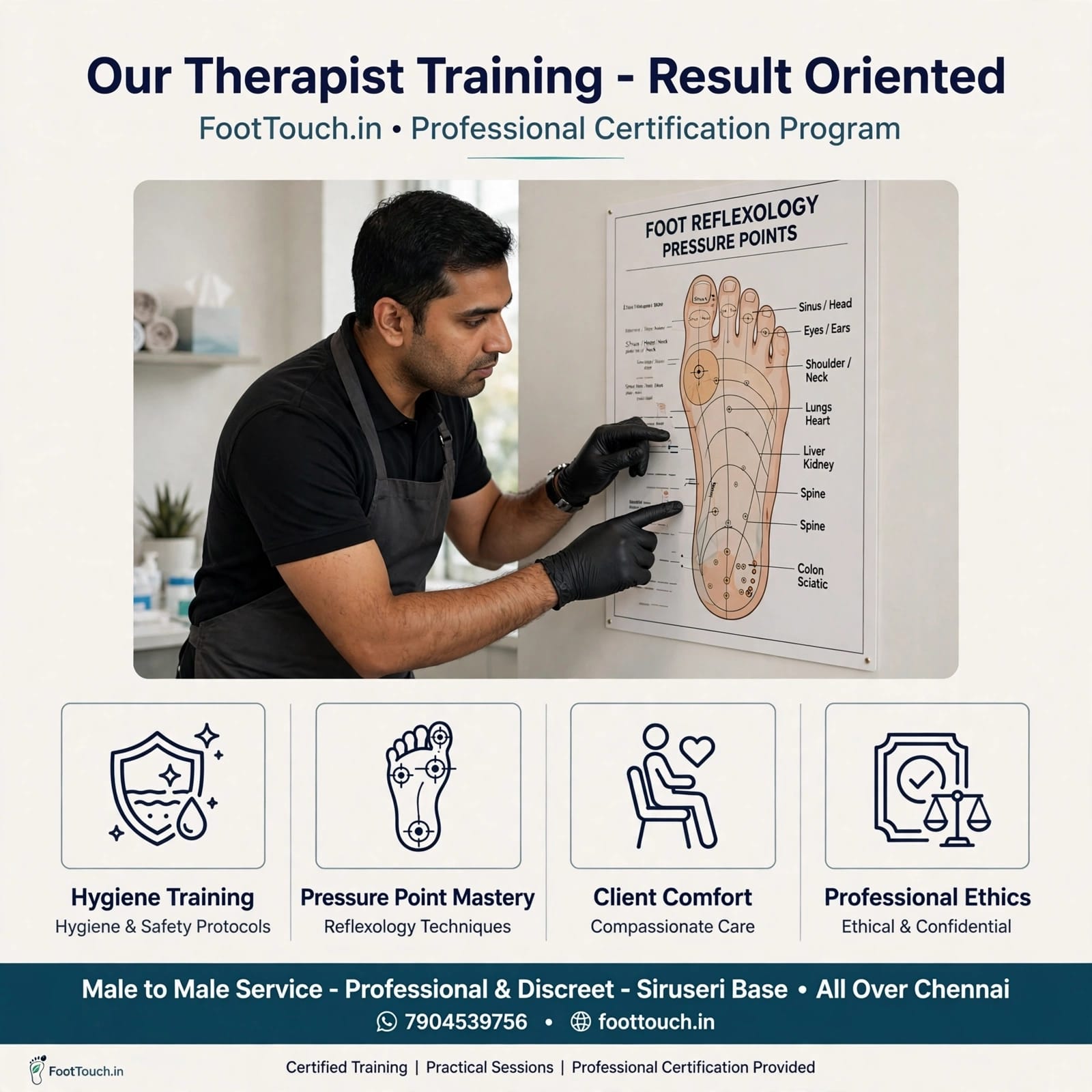 Our Therapist Training — Result Oriented — FootTouch.in Professional Certification!