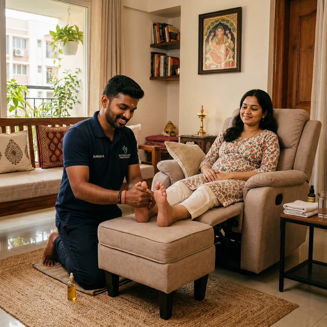 Home Foot Reflexology Care Session